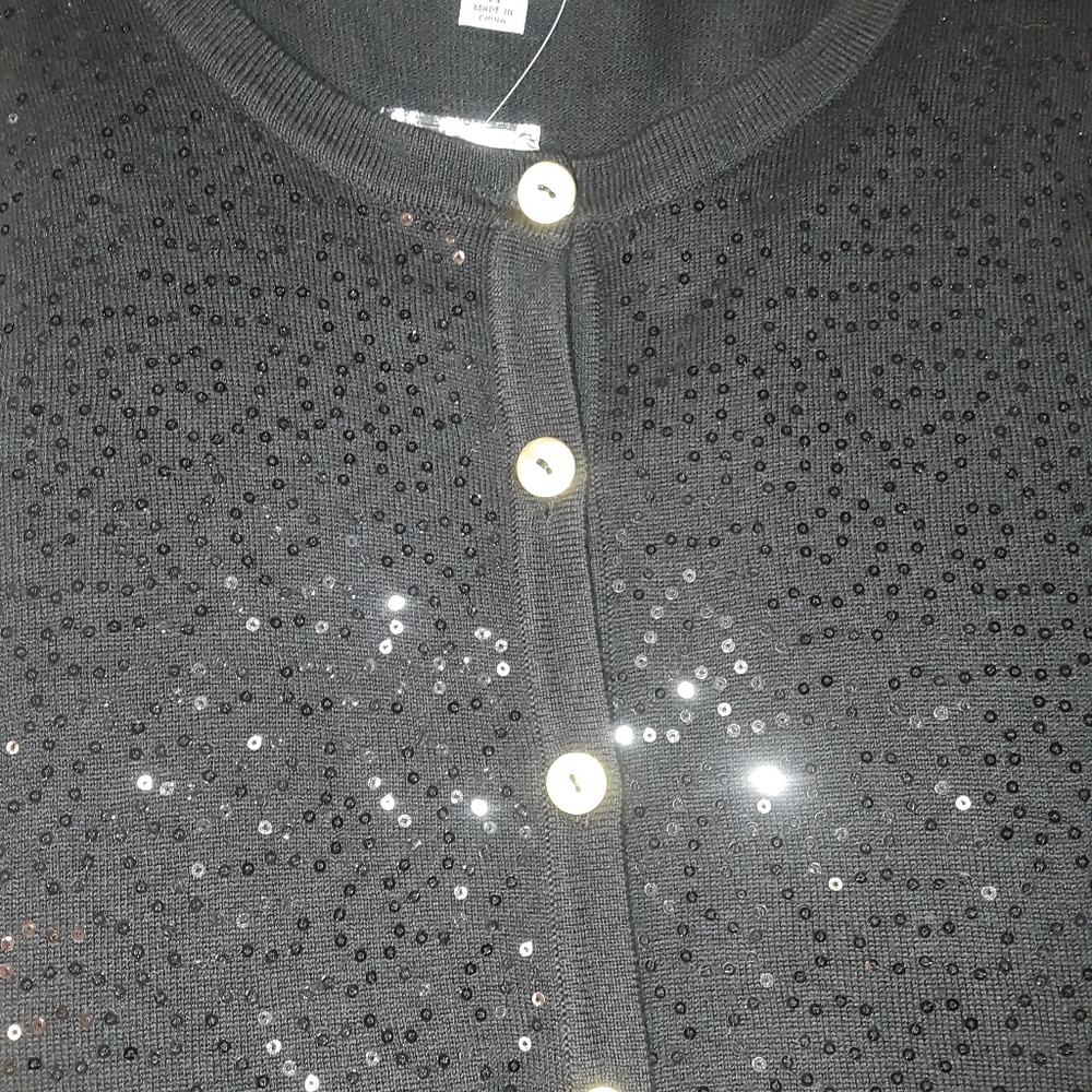 Joan Rivers Cardigan Sweater Med